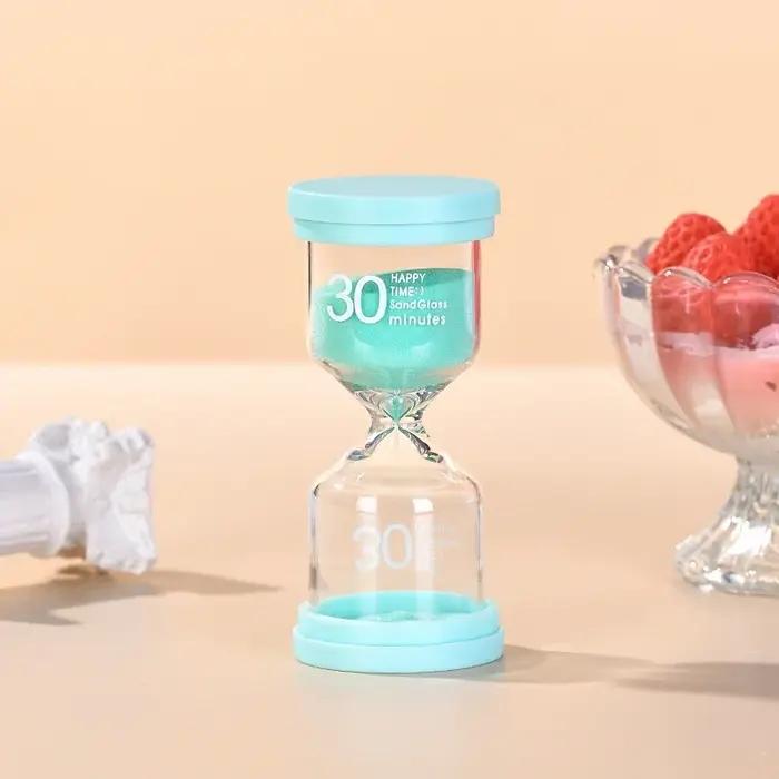 1 pièces 3/5/10/15/30 Minutes sablier coloré enfants enfant cadeau jouet minuterie de sable heure verre décoration de