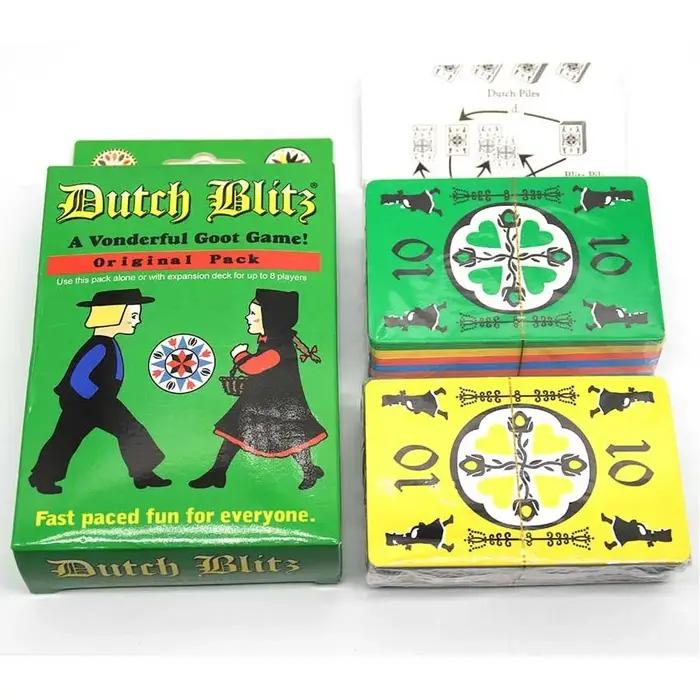 Dutch Blitz Le jeu de cartes original Fast Paced contient 160 cartes rapidement et facile à apprendr