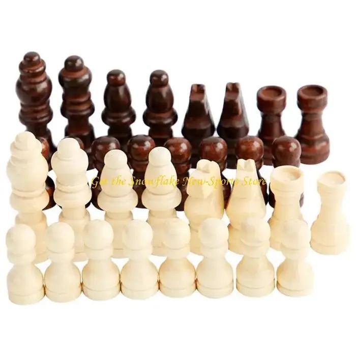 E56D 32 pièces figurines d'échecs internationales