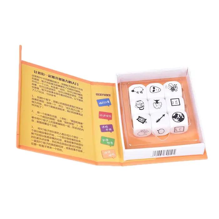 Boîte de dés pour raconter des histoires