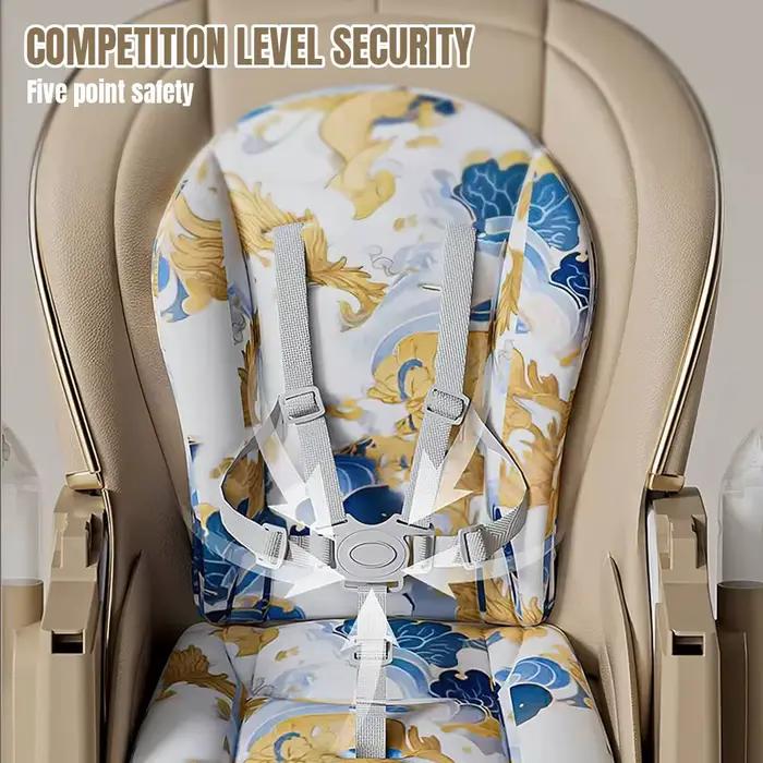 Chaise de salle à manger multifonction pour enfants, réglable, 2 en 1, roue à Cardan lisse, pliable,