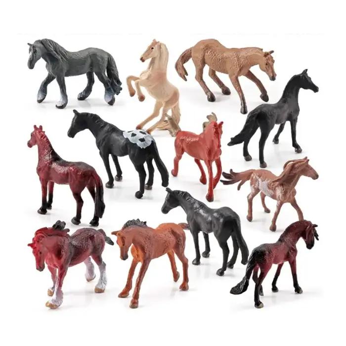 Mini Figurines de Cheval Simulé pour Enfant