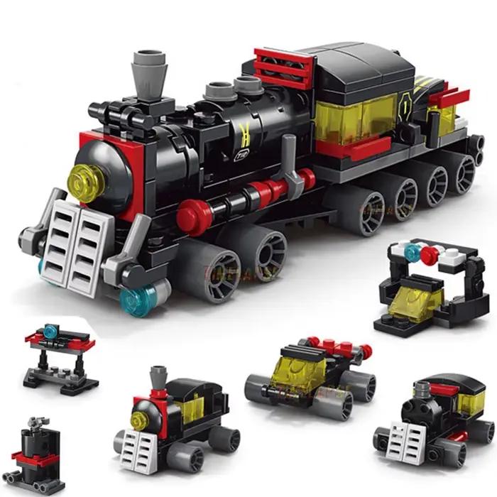 NOUVEAU Kit de construction 6-en-1 DIY : Train
