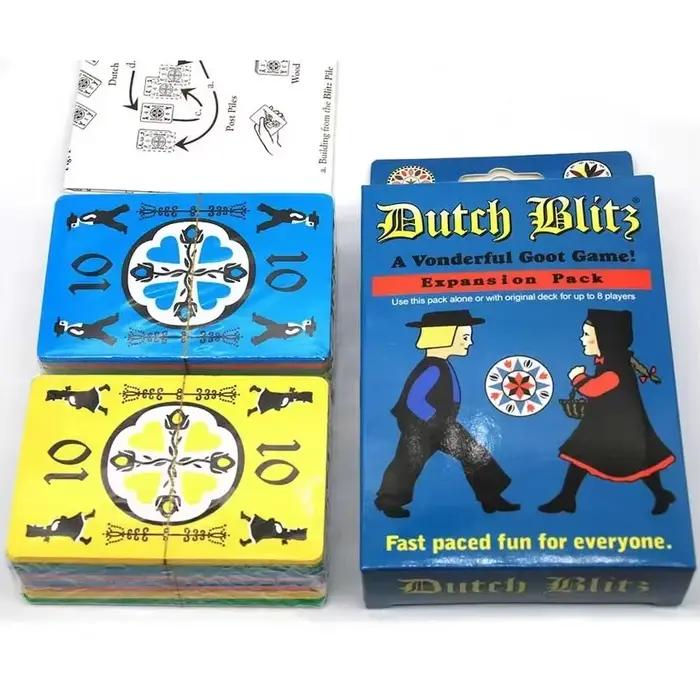 Dutch Blitz El juego de cartas original Fast Paced contient 160 cartas