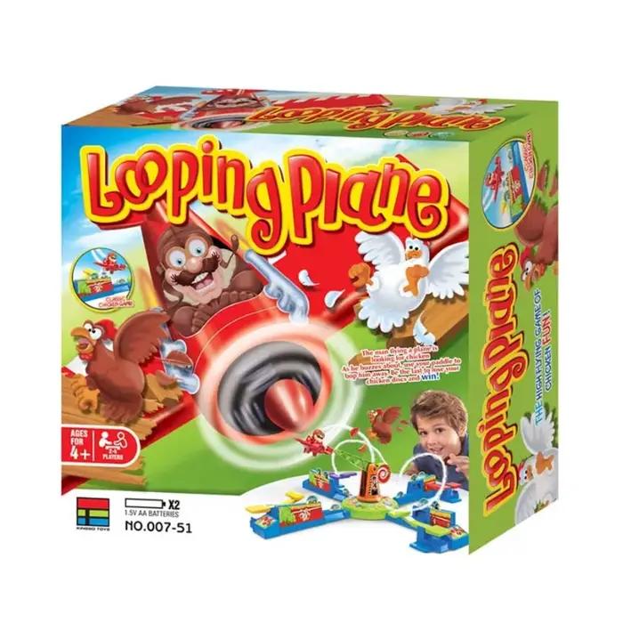 Jeu de vol de poulet en avion rotatif, poussins attrapant l'aigle, jeu de table interactif multijoueur, jeu d'avion en boucle