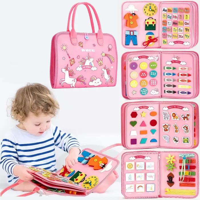 Planche occupée Montessori activités pour tout-petits Animaux Nature Transport apprentissage alphabétique numérique formes couleurs compétences de vie jeu solo collaboration enfant 3-6 ans
