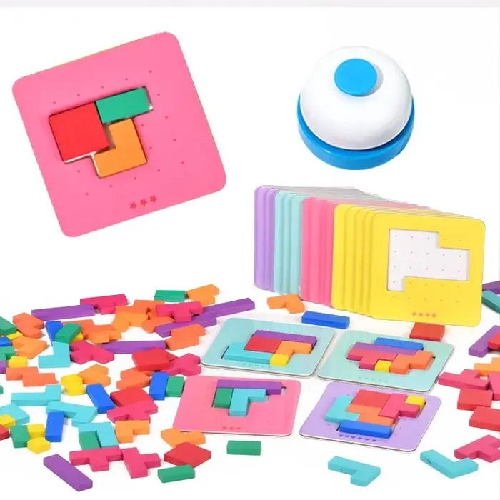 Jouets de Puzzle de bureau Montessori pour enfants