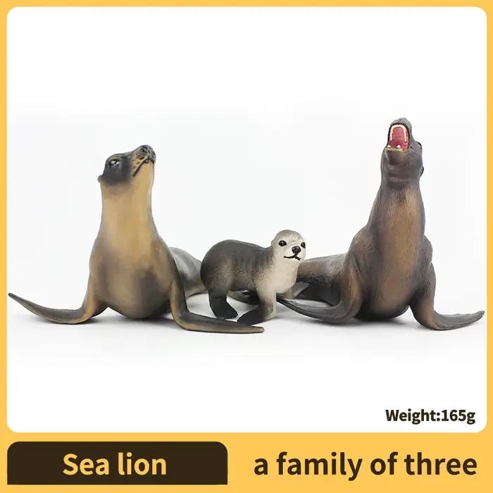Figurine de lion marin en plastique jouet éducatif pour garçons filles enfants initiation à la vie marine occasion spéciale