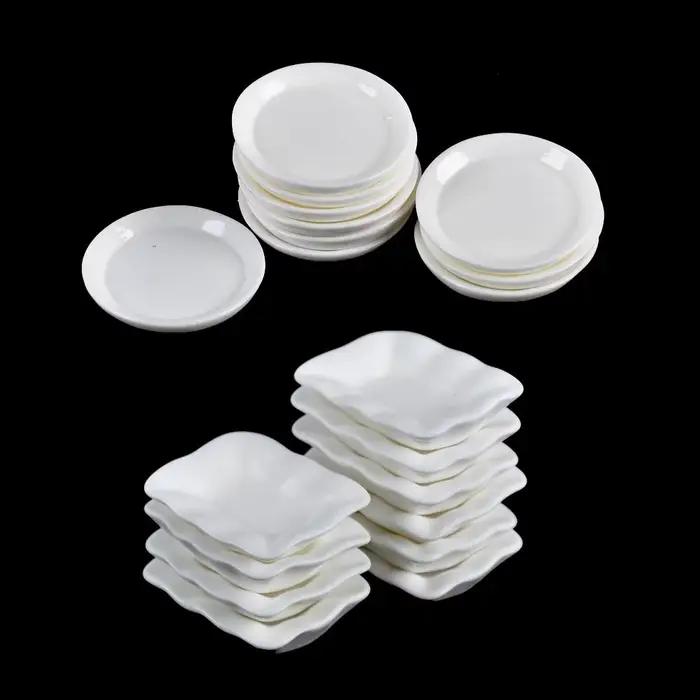 Plateaux en résine miniature pour maison de poupée accessoire de décoration pour enfants de 6 à 14 ans occasions spéciales jouets éducatifs pour poupées