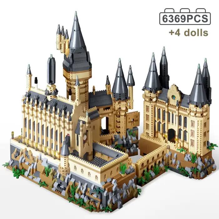 Décennie s de construction de modèle de palais d'architecture scolaire, série de château magique méd