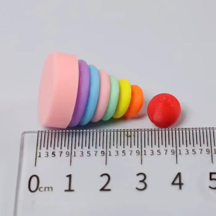 1 ensemble de Micro scène de décoration Miniature pour maison de poupée, petit seau en bois, blocs d'assemblage, modèle pour accessoires de poupée