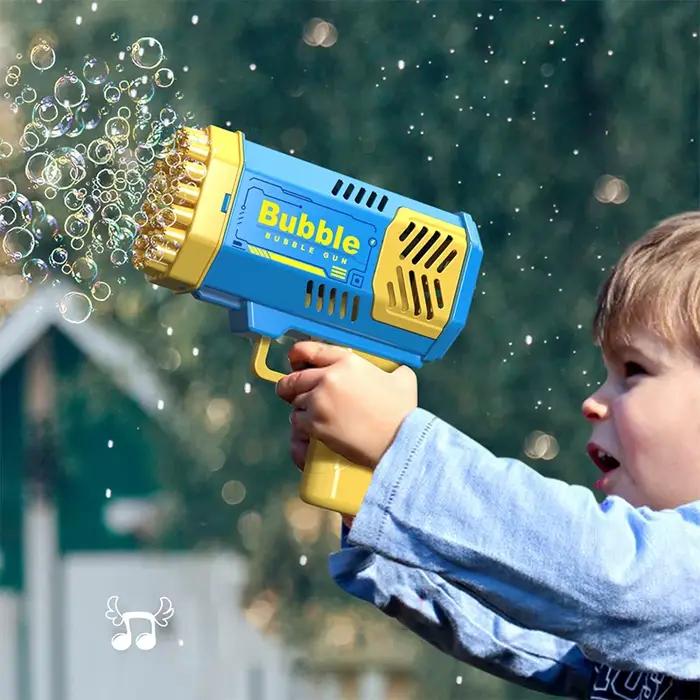 Pistolet à bulles jouet d'extérieur pour enfants 40 trous