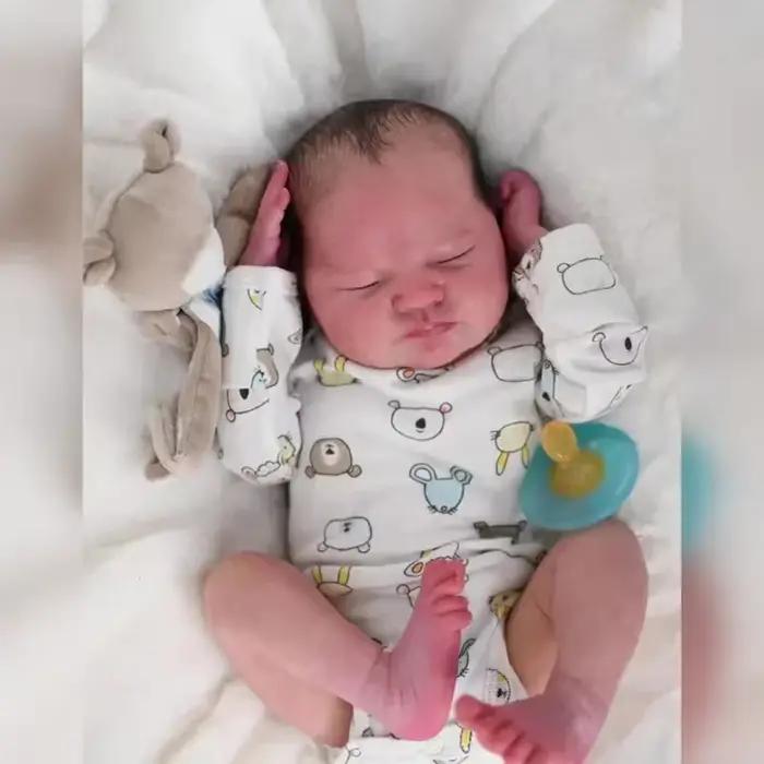 Poupées Bebe Reborn Quinlyn en vinyle souple