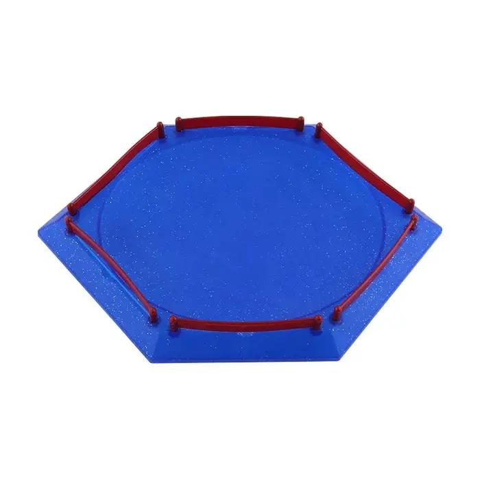 Gyroscope Arena Plate-forme circulaire/hexagonale en plastique Jeux de table pour enfants