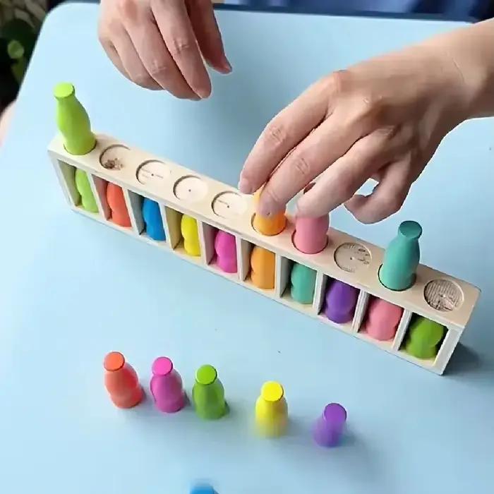 Jeu de société de puzzle de bouteilles à 20 couleurs pour l'association de paires
