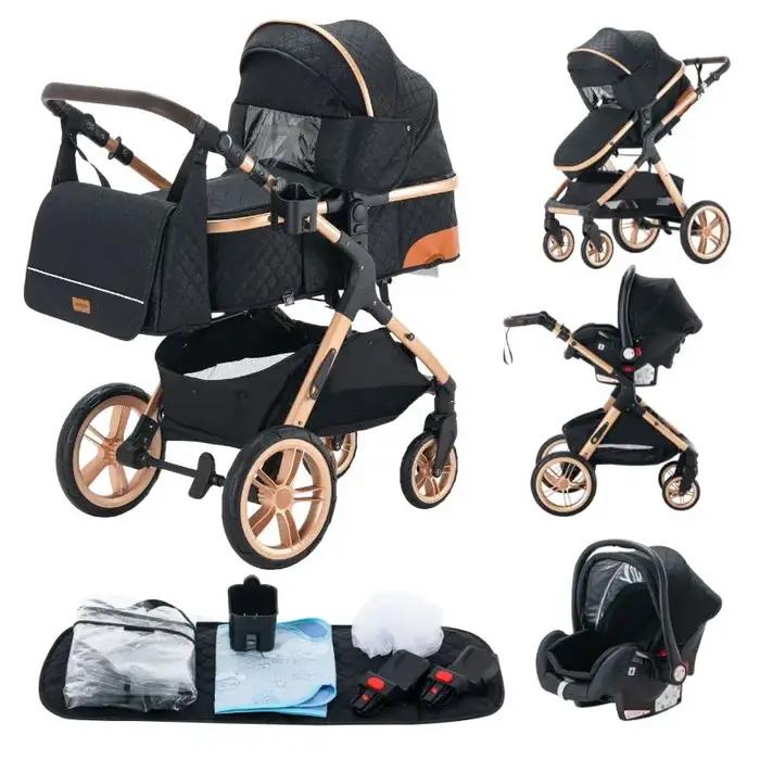 Nouvelle poussette 3 en 1 pour bébé
