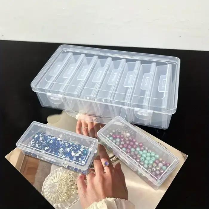 Boîte de bricolage perles artisanales diamant peinture perle pour bijoux occasions spéciales rangement organisation accessoire artisanal