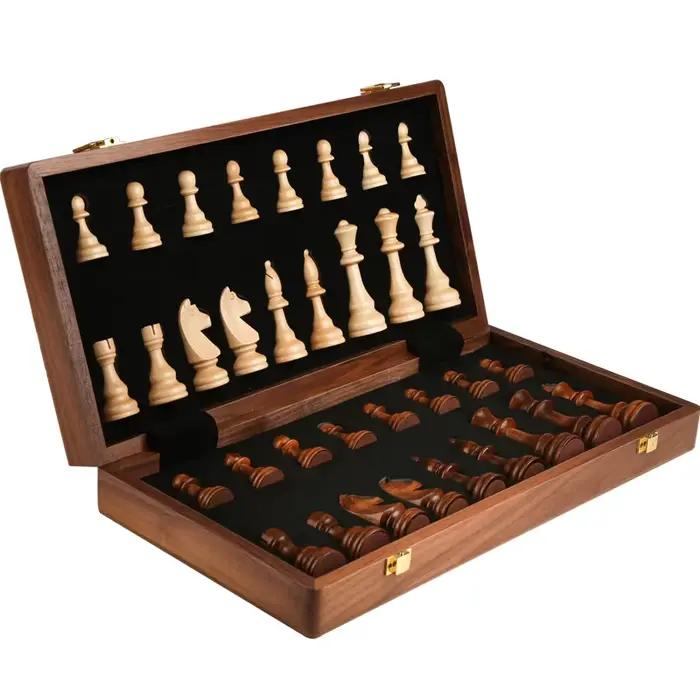 Grand travail manuel classique traditionnel pliant en bois