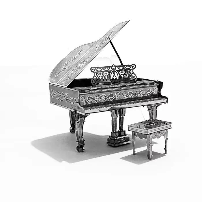 Puzzle en métal 3D piano modèle de bricolage pour enfants collection de pièces de musique construction créative et éducative