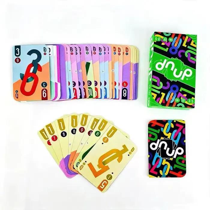 Jeu de cartes Dnup - Jeu de gestion des cartes et de stratégie de combos rapide, facile à apprendre, facile à jouer et plein de rebondissements, 2 à 5 joueurs