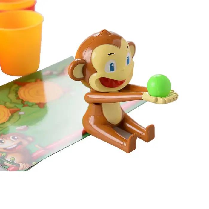 Jeux de société de fête de singe fou, jouets de compétition pour deux personnes, jeux de Table, dessin animé, balle de tir, jouet interactif