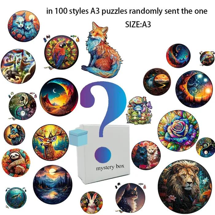 Coquillage Puzzle en bois pour adultes jeu fantaisie océan côtier décor