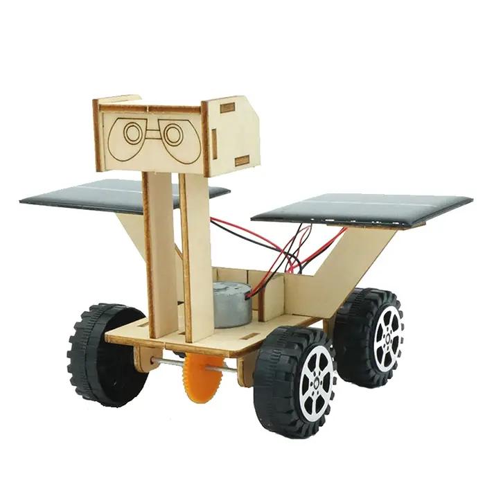 Puzzle d'apprentissage Mars Rover DIY en bois à énergie solaire pour enfants 6-12 ans jouer construire apprendre technologie solaire exploration spatiale occasion spéciale cadeau éducatif