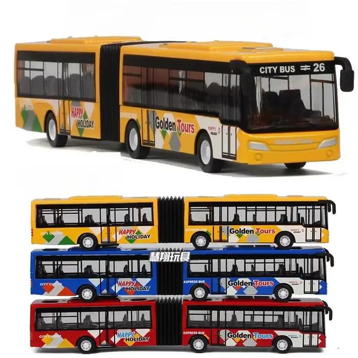 2 chariots modèle de Bus Public jouet de voiture lumineuse