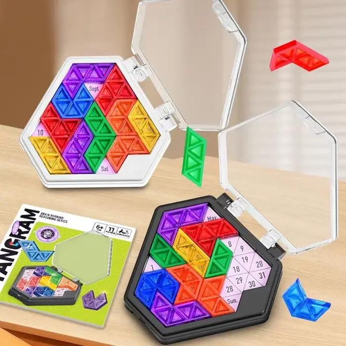 Calendrier Puzzle jeu de société jeu de poche Mini jouets Montessori école éducation apprentissage jeu de logique Sudoku