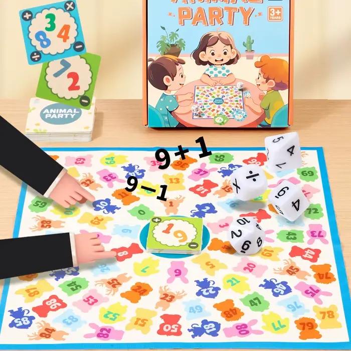 Jeux de société de réflexion mathématique pour enfants