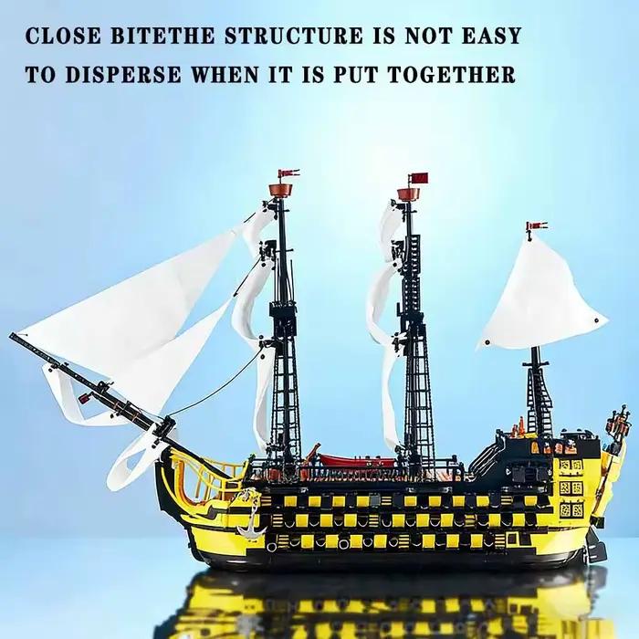 Blocs de construction de navire pirate du film Endeavour
