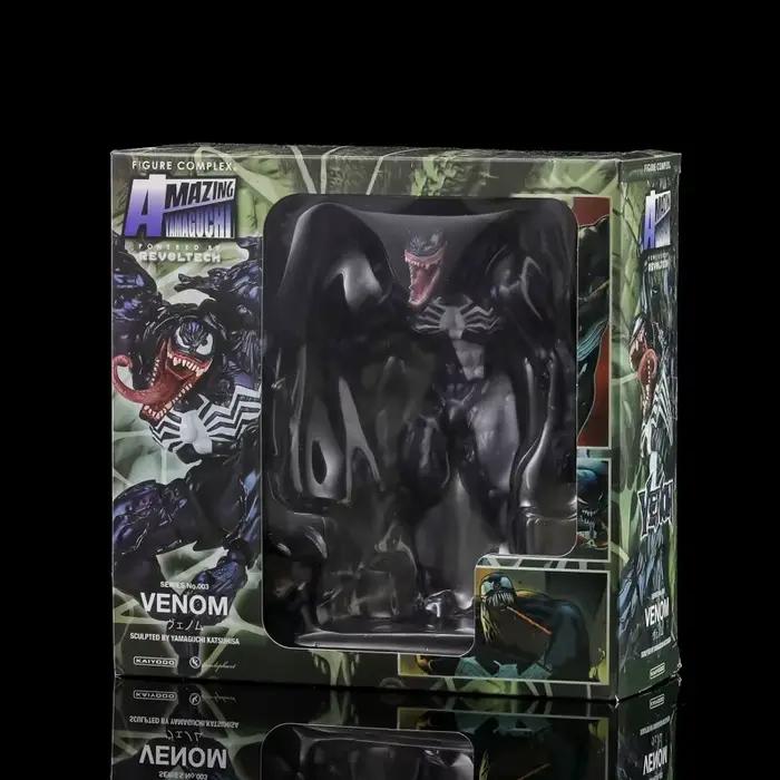 AMAZING YAMAGUCHI Venom Carnage Spider Man légendes figurine commune mobile visage Statue modèle poupée à collectionner