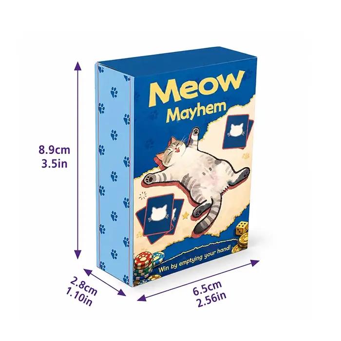 Jeu de cartes Meow Mayhem Set Collection pour 2 à 6 joueurs