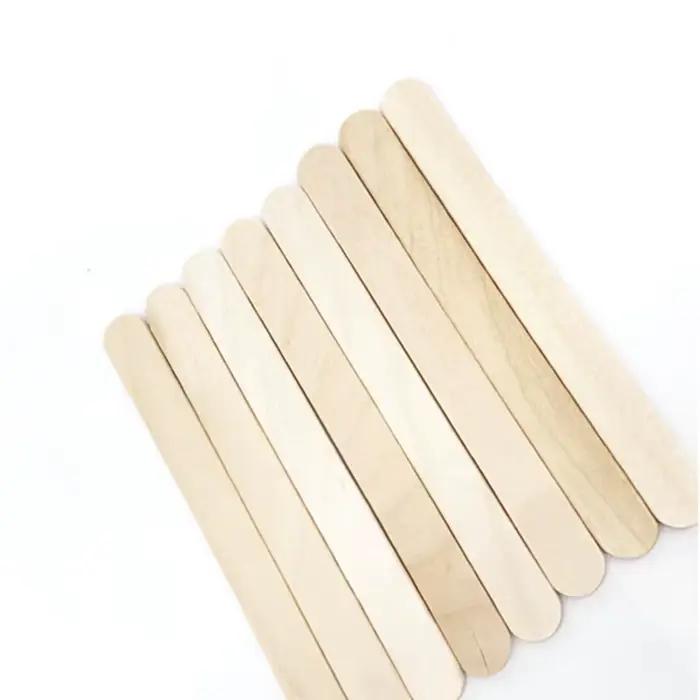 50/100 pièces bâtons de crème glacée bâtons de Popsicle en bois artisanat bricolage décoration en bois BJL003