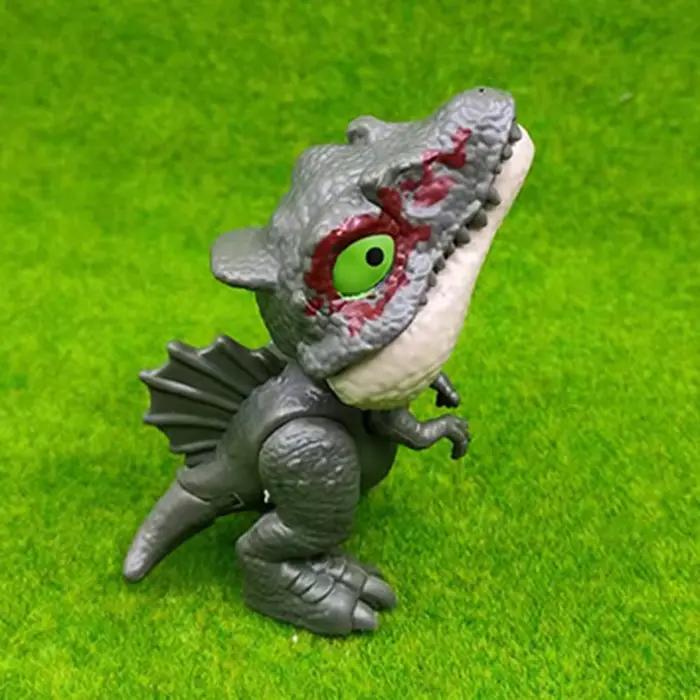 Nouveaux dinosaures mordant les doigts articulations mobiles Dino drôle créatif délicat Simulation dinosaure modèle joue