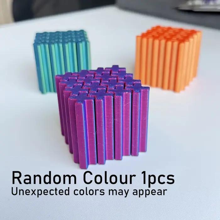 Ornement de bureau anti-stress Slime Cross Cube