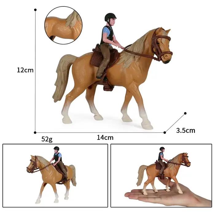 2026 Modèles de simulation d'animaux, modèles de courses de chevaux, figurines d'action et jouets, c