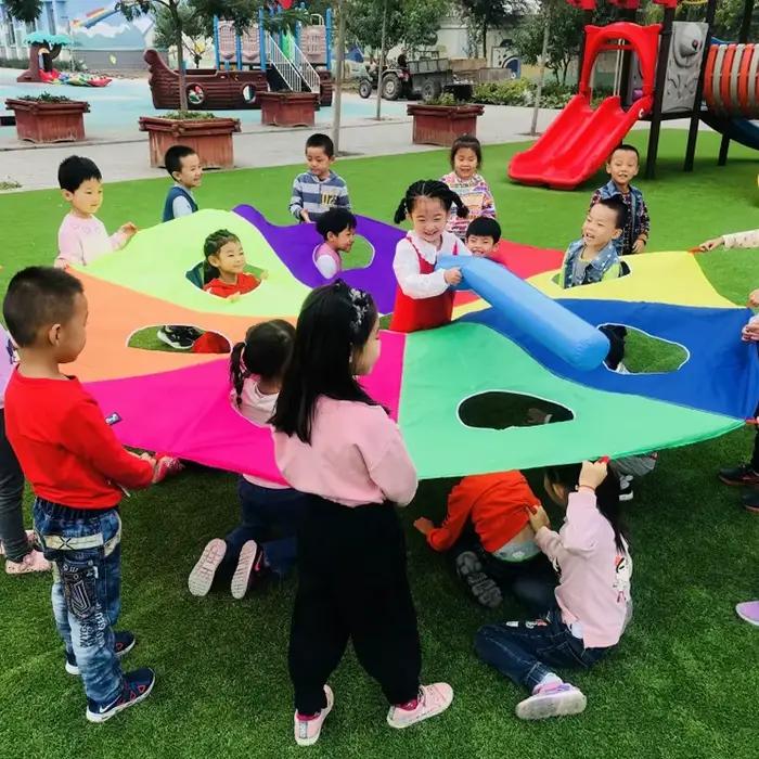 Jeu de taupe en plein air arc-en-ciel robuste en tissu pour enfants et adolescents activité extérieure magique et éducative