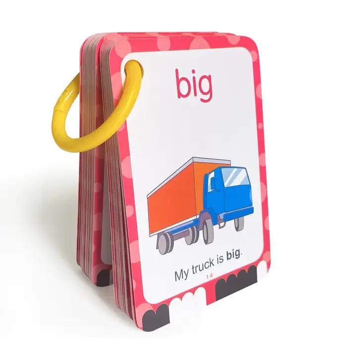 Cartes flash de 220 mots de vue avec images et phrases