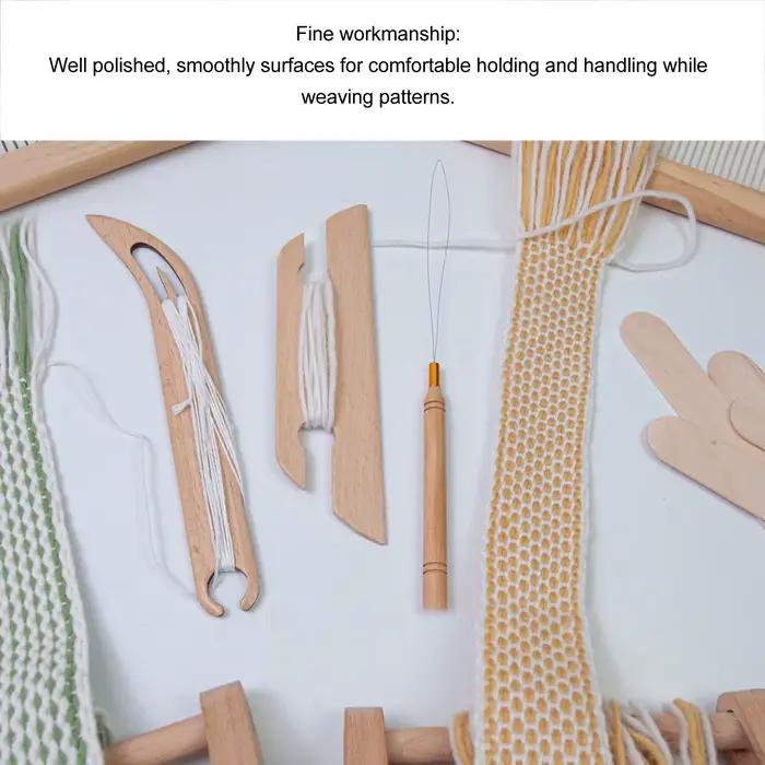 Outil de tissage en bois portable VGEBY pour broderie artisanale, déplacement, métiers à tisser et occasions spéciales