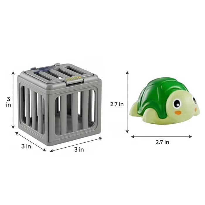 Jouets de plongée pour enfants, jeu de piscine aquatique, ensemble de jouets de bain pour tout-petits avec boîte à poissons et animaux flottants, cadeau d'été pour la natation