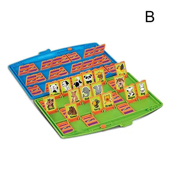 Jeu de devinettes familial Qui c'est-ce classique entraînement mémoire pour parents enfants et fêtes amusantes occaSIONS spéciales