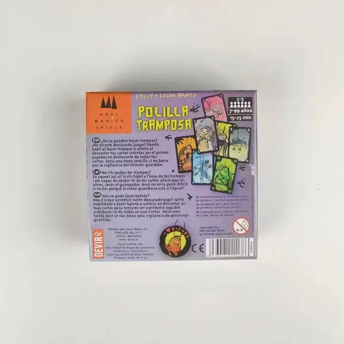Jeu de cartes Polilla 2025 pour fêtes familiales et amicales, boîte de rangement solide, jeu de société pour adultes et adolescents, cadeau idéal pour occasions spéciales