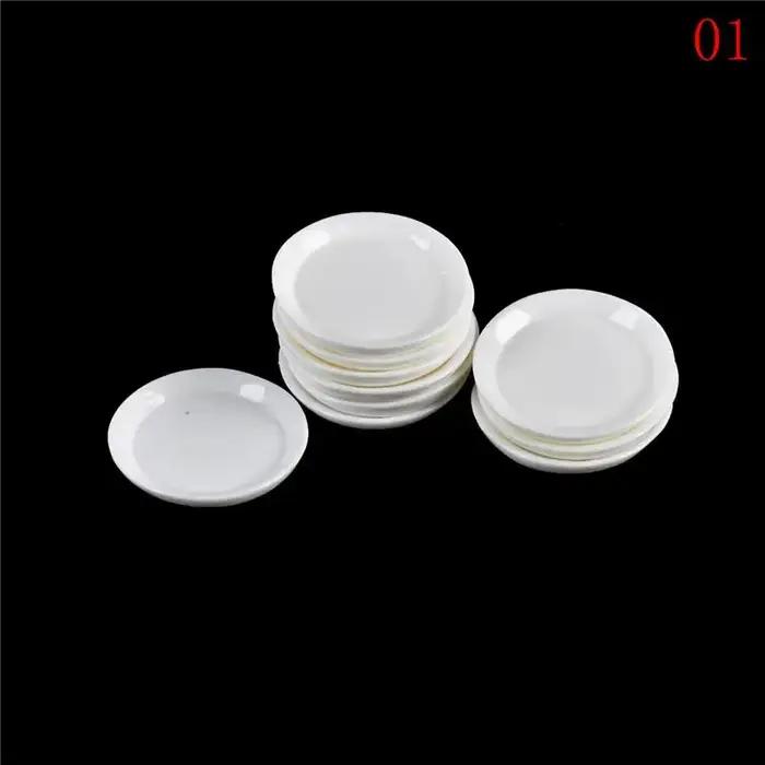 Plateaux en résine miniature pour maison de poupée accessoire de décoration pour enfants de 6 à 14 ans occasions spéciales jouets éducatifs pour poupées