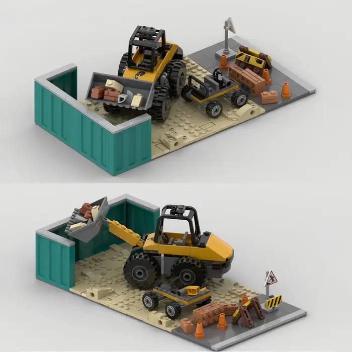 Modèle de Construction Ingénierie Modulaire Blocs de Construction Bricolage Assemblage Jouet pour Enfants Cadeau Occasions Spéciales