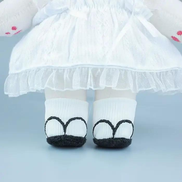 Chaussures en peluche de 20cm pour poupées, accessoires de poupées unisexes modernes et colorés pour habiller vos poupées en coton lors des cérémonies et des fêtes