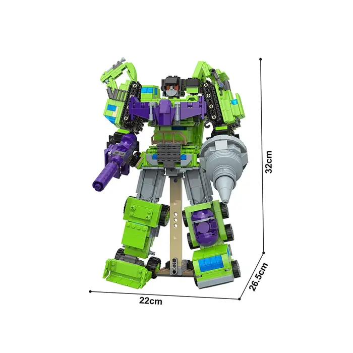 Kit de construction de modèle de robot militaire MOC