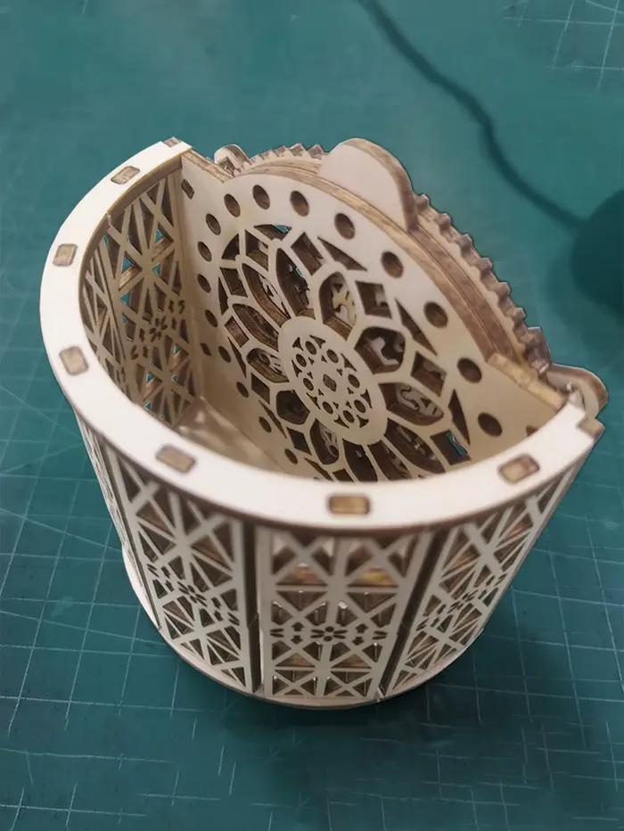 Puzzles 3D en bois, porte-stylo à calendrier perpétuel, Kits de modèles de Construction à propulsion