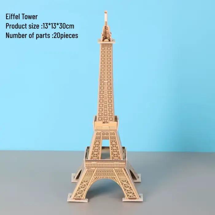 Puzzle 3D de construction de renommée mondiale