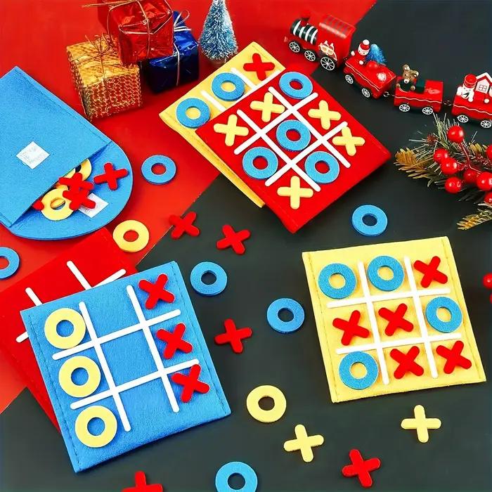 30 jeux de stratégie Tic-Tac-Toe en vrac, avec sac de rangement | Mini jeux de société, offre spéciale pour les fêtes d'anniversaire, oui